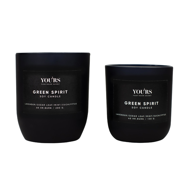 Soy candle Green Spirit 130 g