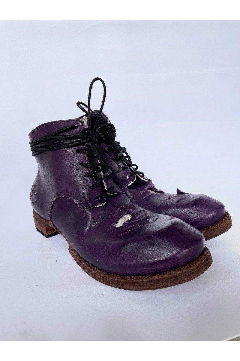 Ботинки дерби фиолетовые TORN