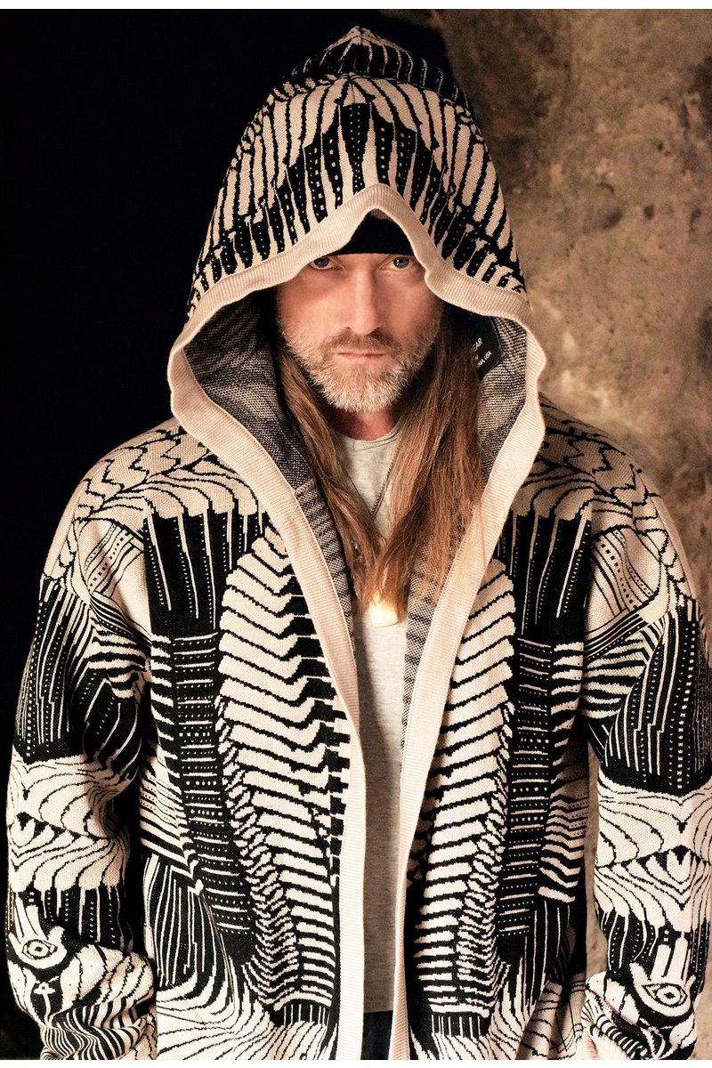 MESSIAH HEMP KNIT CARDIGAN