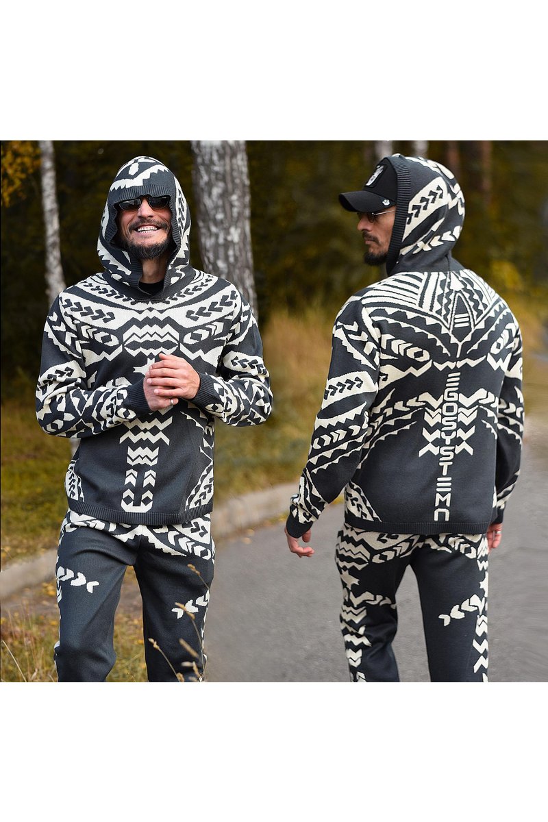 POLYNESIA HIS KNIT HEMP SET