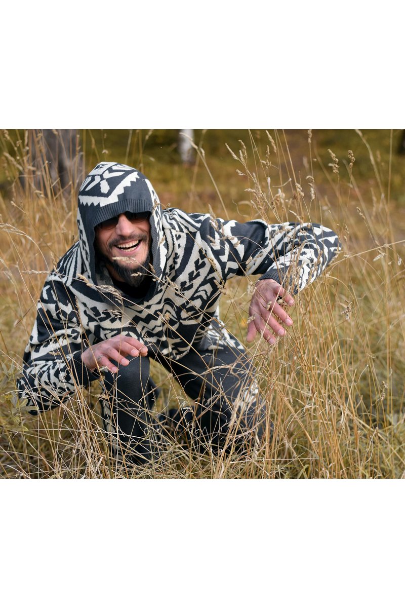 POLYNESIA HIS KNIT HEMP SET