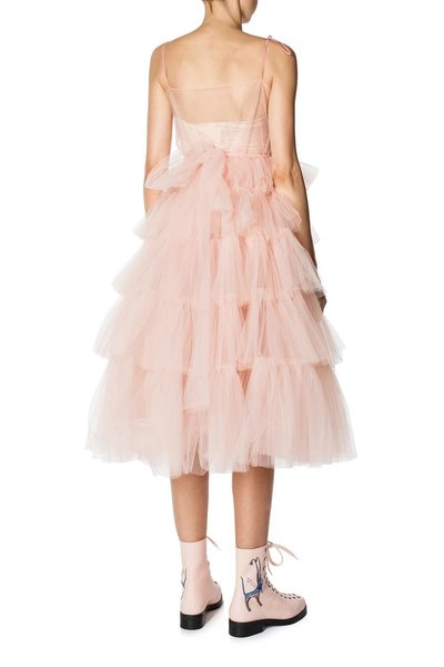 TIERED TULLE DRESS