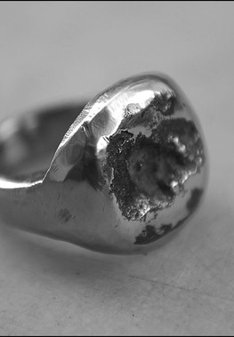 кольцо кованое Adolebit, ювелирная нержавеющая сталь