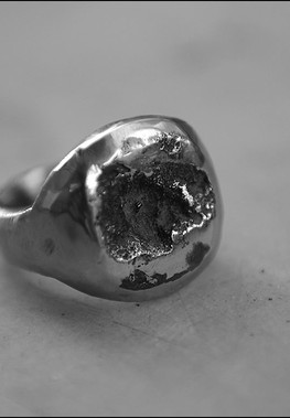 кольцо кованое Adolebit, ювелирная нержавеющая сталь