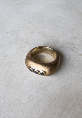 Кольцо Тринити из бронзы