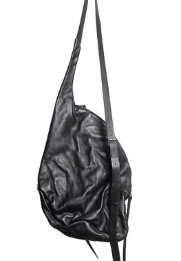 Кожаная сумка 007Y черная