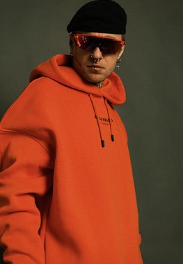 HOODIE [ REFLECTIVE ] ORANGE