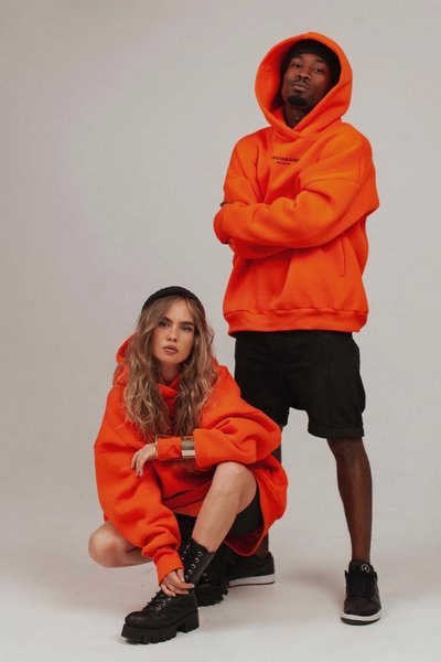 HOODIE [ REFLECTIVE ] ORANGE