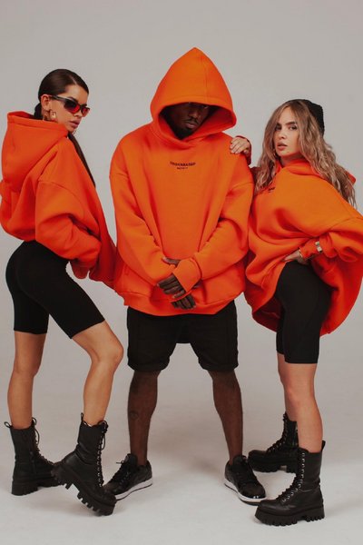 HOODIE [ REFLECTIVE ] ORANGE